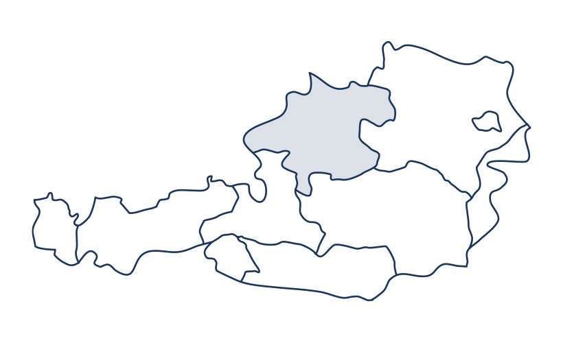 Karte Oberoesterreich