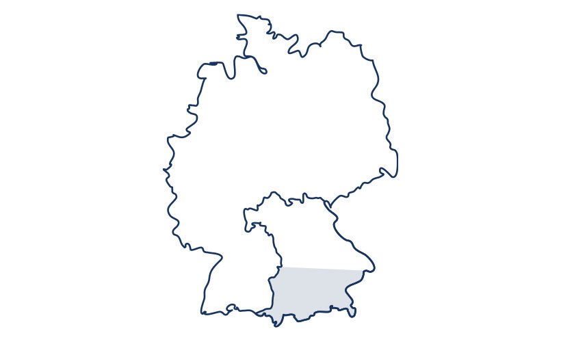 Deutschland, Bayern Süd